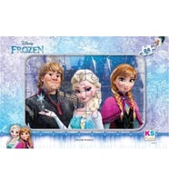 Frame Puzzle 24 Parça Frozen