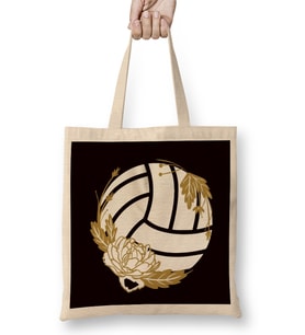 Volleyball Ball Sports Flower Team Coach Beach Volleyball Bez Çanta Uzun Saplı