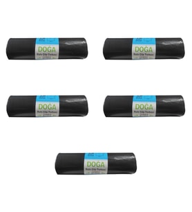Ecoplast Battal Boy Çöp Torbası Poşeti - 400 Gr. - 90 Litre - 80 x 110 Cm / 10 Adetlik 5 Rulo (Siyah)