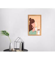 BK Home Coffee Tasarımlı Dekoratif Retro Ahşap Tablo-29