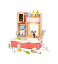 Pembe Modern Banyo Lavabo Set - Müzikli Işıklı Eğitici Lavabo Oyuncak - Öğretici Gelişim Oyuncağı