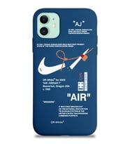 Apple iPhone 11 Uyumlu Lansman Kılıf Sneakers Tasarımlı Altı Kapalı İçi Kadife Kaplı Silikon Kapak (Şeffaf)
