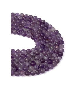 6 MM Ametist Taşı Dizi (Mor)