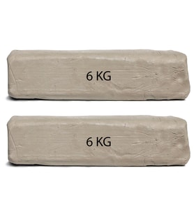 Beyaz Seramik Hamuru 12 kg Kil Seramik Çamuru