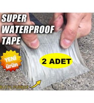 2 ADET Tamir Bant Su Geçirmez Bant Tape Çatı Boru Çadır Pimaş Tamir Bandı Su Geçirmez İzalasyon Bant