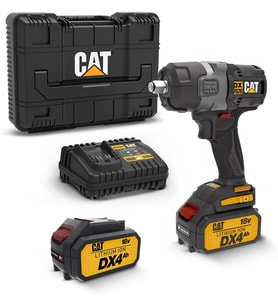 Cat Dx7020 18Volt 4.0 Ah Çift Akülü Kömürsüz 700/880Nm Profesyonel Şarjlı Somun Sıkma (Standart)