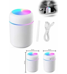 Hava Nemlendirici Buhar Makinesi Led Işıklı Usb Dekoratif Nemlendirici