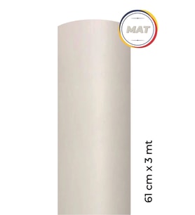 Mat Beyaz Kendinden Yapışkanlı Kaplama Folyosu 61 CM X 3 MT