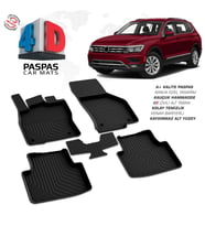 VW Passat B8 4D Araca Özel Havuzlu Kauçuk Paspas 2015 ve Üzeri (Karışık)