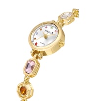 Polo Air Geometrik Renkli Taşlı Kadın Kol Saati Gold Renk PL-1577B1x (Altın)
