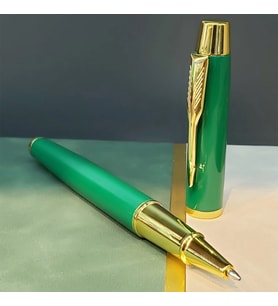 pilelistore Yeşil Metal Roller Kalem