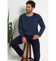 Pijadore 1686 Erkek Uzun Kollu Pijama Takım