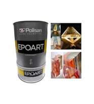 Polisan Epoart Şeffaf Epoksi Reçine Döküm Tipi A Kompenant 800 gr.