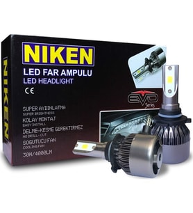 Niken Evo Serisi Led Xenon Far Ampulu H7 / H4 / H11 / H1 / H10 / 9005 / 9006 / H15