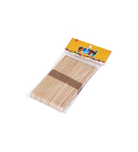 PUTİ AHŞAP BÜYÜK  ÇUBUK NATUREL 50'Lİ