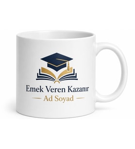 İngilizce Hazırlık Atlama Kutlaması Dil Öğrenen Çalışkan Kupa Bardak Hediye