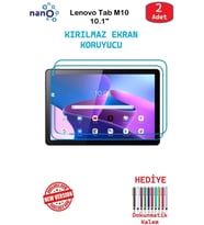 Lenovo Tab M10 10.1" İçin Nano Ekran Koruyucu 9h Esnek 2 ADET