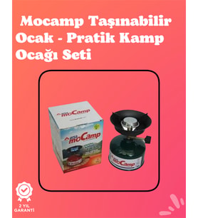 Kolay Ayarlanabilir Alevli ve Güvenli Metal Kamp Ocağı
