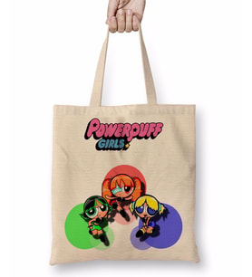 Powerpuff Girls 02 Bez Çanta Uzun Saplı