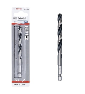 Pointteq Altıgen Şaftlı Hss Matkap Ucu 8 mm