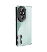 Honor 200 Pro Kılıf Kamera Korumalı Logo Gösteren Omega Kılıf (Siyah)