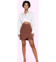 Kadın Casual Mini Etek Polyester Elastan Rahat ve Şık Günlük Kullanım Yaz Aylarının Vazgeçilmezi