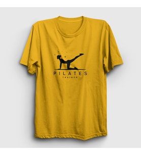 Presmono Unisex Sarı Trainer Instructor Hediye Pilates T-Shirt 514870tt (Sarı)
