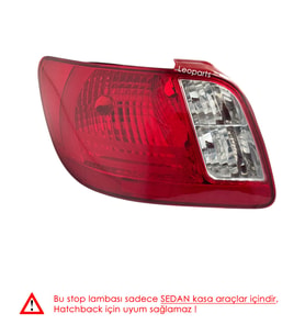 Leoparts Kia Rio Sedan Stop Lambası Sol 2006-2011 92401-1G010
