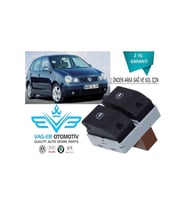 Vw Polo 2002-2005 Önden Arka Cam Için Cam Düğmesi 6q0959858a