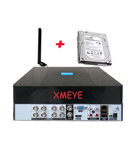 8 Ch 250 GB Hdd Wi-Fi li 5 Mp H265+ Hıbrıt Araç, Insan ve Yüz Tanımalı Xmeye Kayıt Cihazı_108XMEYE