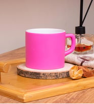Pembe Renkli Seraclass Nescafe Fincanı  220 ML