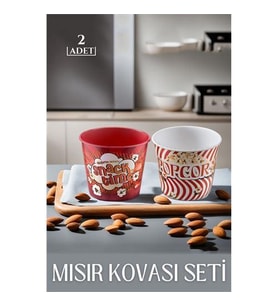 TransForMacion Patlamış Mısır Popcorn Kovası 2 li SET 719022