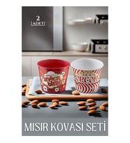 TransForMacion Patlamış Mısır Popcorn Kovası 2 li SET 719022