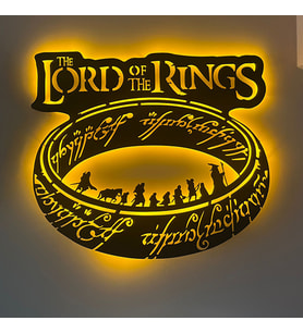 Lord Of The Rings Metal Tablo
