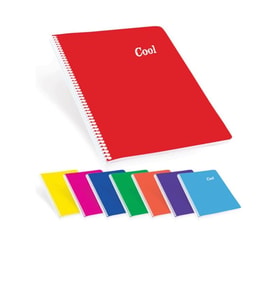 KESKİN COOL PP KAPAK SPİRALLİ DEFTER A4 60 YP. ÇİZGİLİ