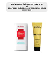 the fair. Multi Vitamin Jel Tonik 30 ml ve Cell Fusion C Stick Güneş Kremi 19 G
