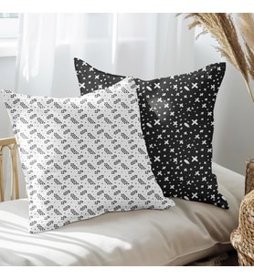 eJOYA Çizgisel Tasarımlı 2'li Yastık İçi Ve Kırlent Kılıfı 45cm 113453