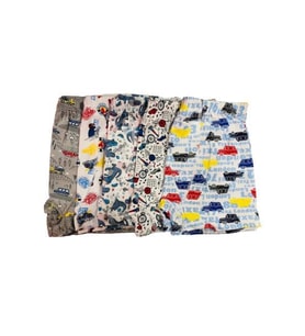 Tutku 0254 Erkek Çocuk Empirme Desenli Boxer 12 Adet (Karışık)