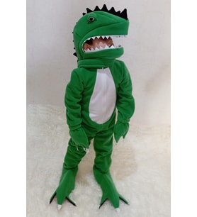 T-Rex Dinozor Kostümü Yeşil  Dinozor Kostümü Çocuk