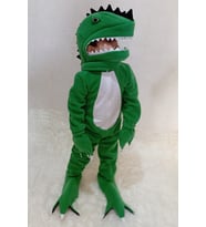 T-Rex Dinozor Kostümü Yeşil  Dinozor Kostümü Çocuk