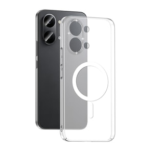 Lexroo Xiaomi Poco X8 Pro Max Kamera Korumalı M-Safe Şarj Özellikli Şeffaf London Sert PC Kılıf - Şeffaf