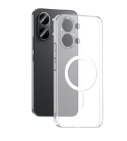 Lexroo Xiaomi Poco X8 Pro Max Kamera Korumalı M-Safe Şarj Özellikli Şeffaf London Sert PC Kılıf - Şeffaf