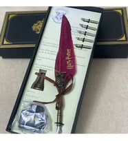 Divit Kalemli Özel Tasarım Konspet Hediyelik Set- (Kırmızı)
