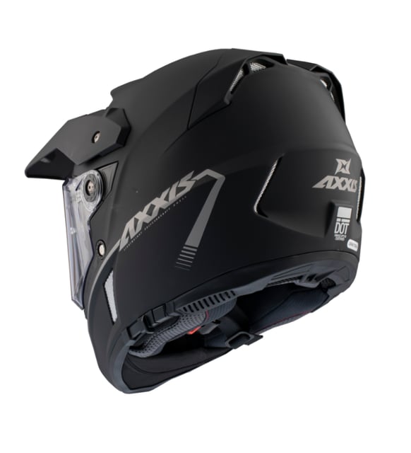 Axxis Wolf Ds Hydra Mat Black Motosiklet Enduro Off-Road Turing Kask