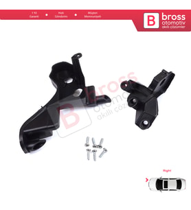 Citroen C4 MK2 B7 NC 2009-2018 DS4 MK1 NX 2010-2015 6212H0 İçin Sağ Ön Far Ayak Tamir Seti