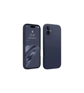 Apple İphone 16 Plus Kılıf First Silikon - Lacivert