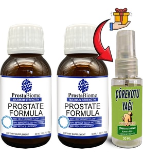 Prostabiome 2 Tane Erkeklere Özel 50 ml Şurup + 30ML Çörek Otu Yağı
