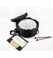 Jwin JTN-1213 12 Inç 13 Ses Ton Çelik Handpan Tongue Drum Davulu - Beyaz