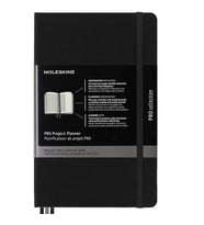 Moleskine Sert Kapak Proje Planlayıcı Defter Siyah (13x21)
