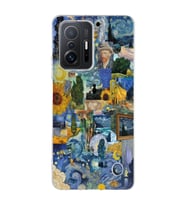 Xiaomi Mi 11T - 11T Pro Uyumlu Vincent Van Gogh Sanatsal Tasarımlı Şeffaf Telefon Kılıfı